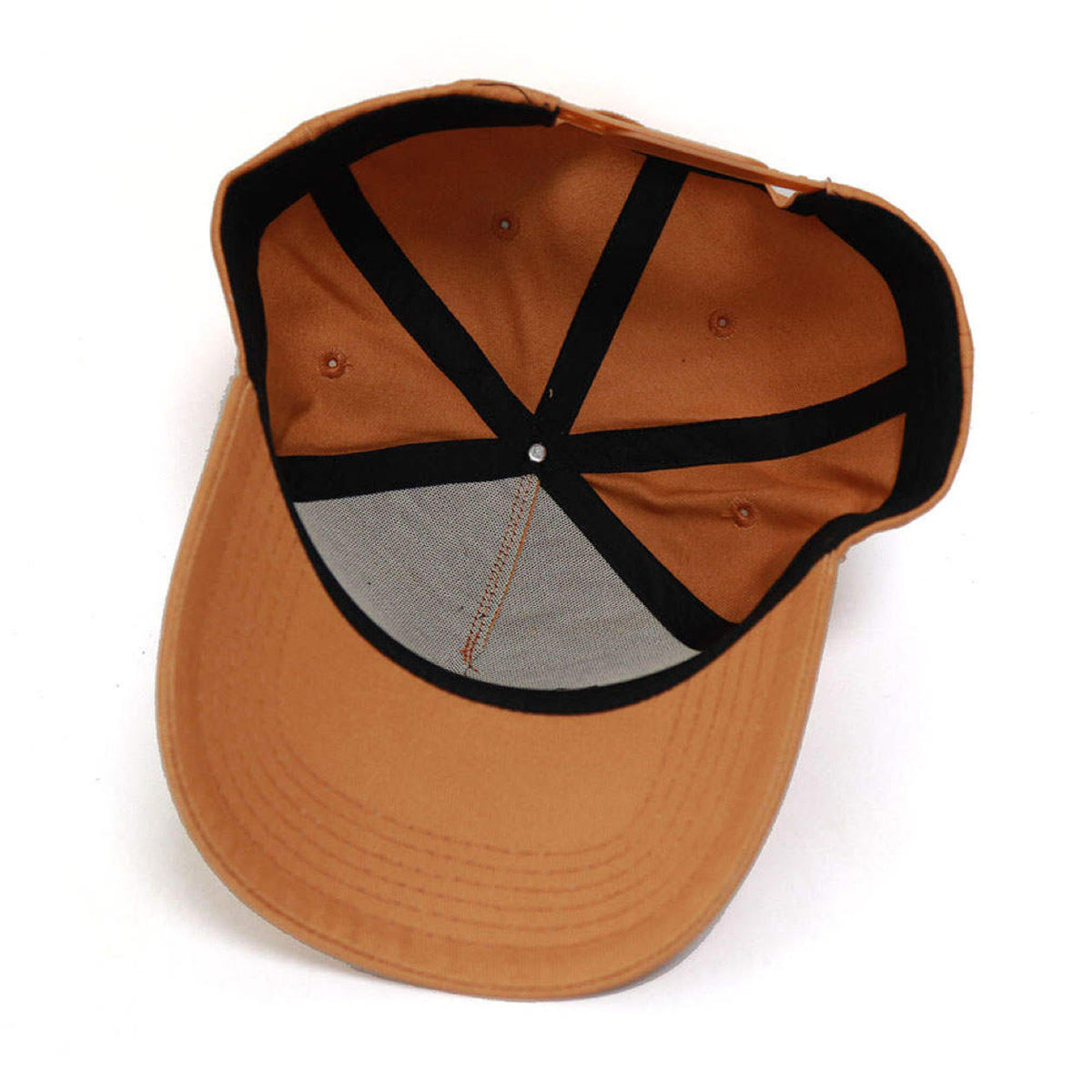 Black on Tan Deep Fit Cap